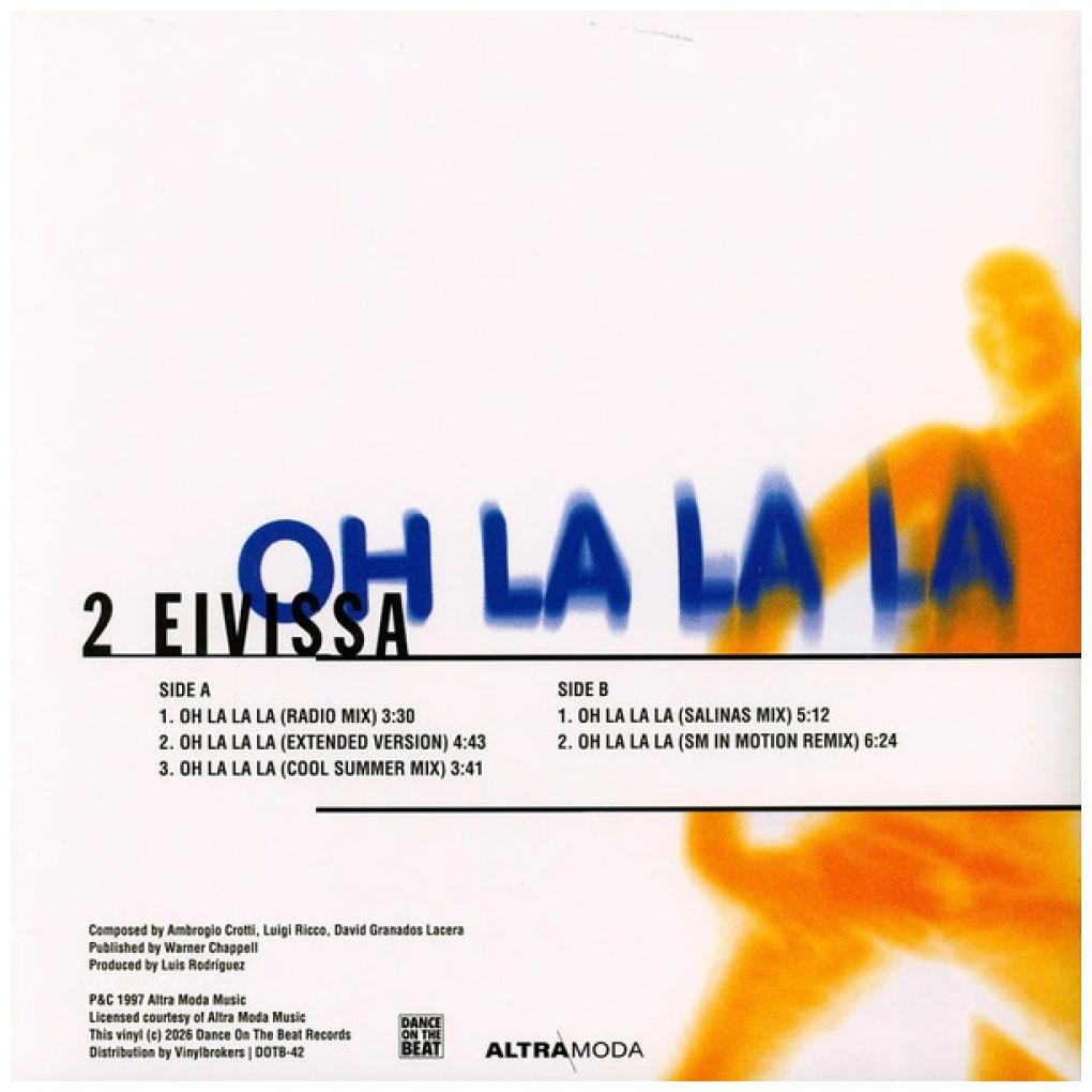 2 EIVISSA - OH LA LA LA (YELLOW VINYL)) | 12'' MAXI SINGLE