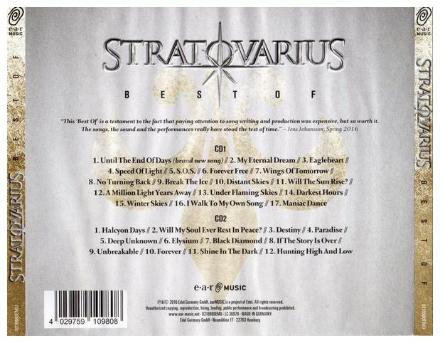 STRATOVARIUS - BEST OF (2CD) | CD