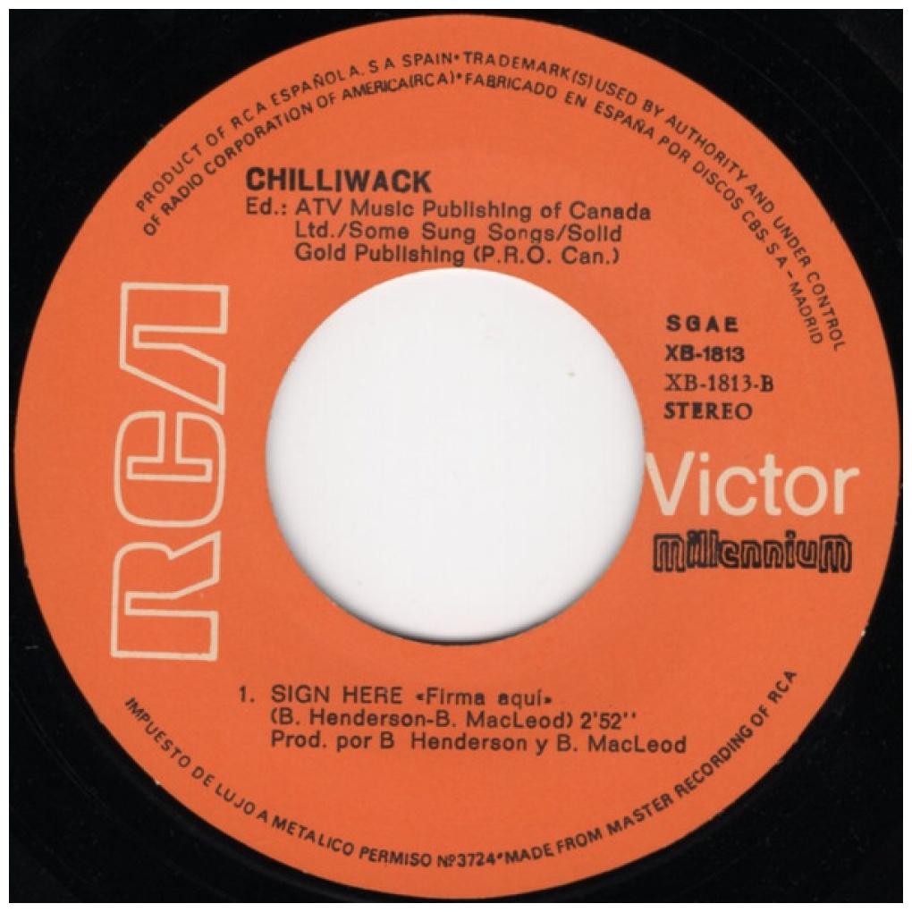 CHILLIWACK - MY GIRL (GONE, GONE, GONE) | 7" SINGLE USADO