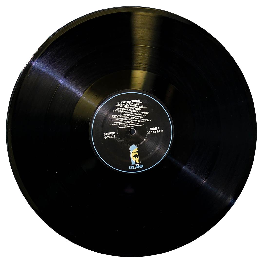 STEVE WINWOOD - HIGHER LOVE/FREEDOM OVERKILL | 12" MAXI SINGLE USADO