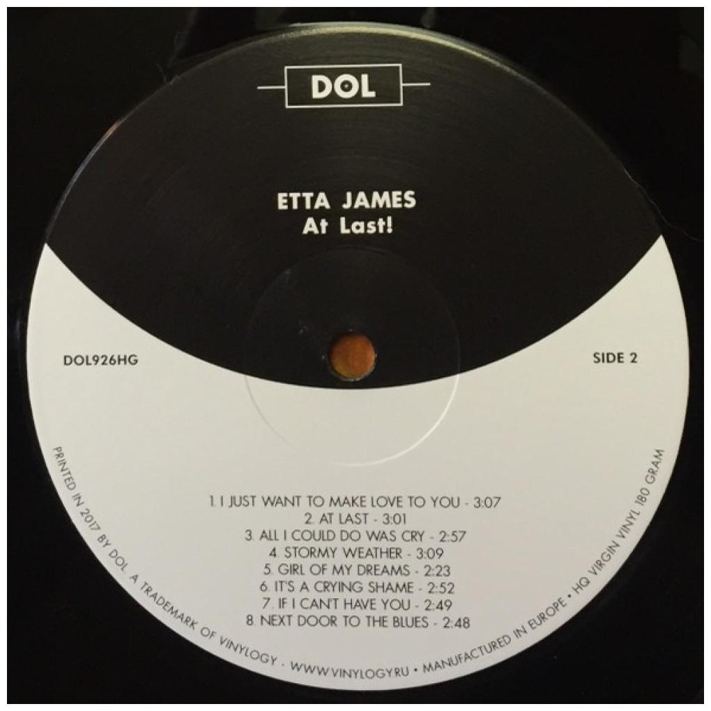 ETTA JAMES - AT LAST! | VINILO