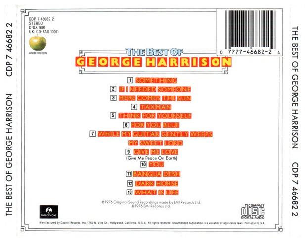 GEORGE HARRISON - THE BEST OF | CD
