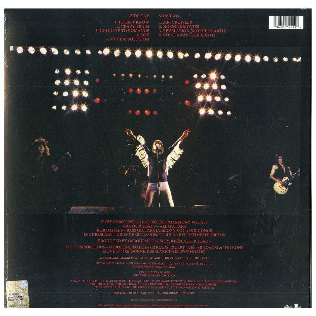 OZZY OSBOURNE - BLIZZARD OF OZZ | VINILO