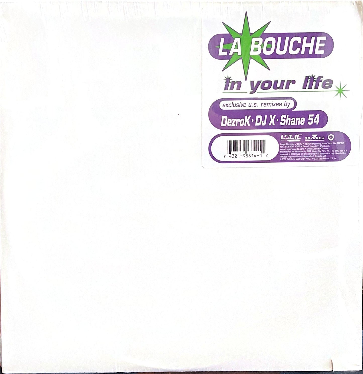 LA BOUCHE - IN YOUR LIFE (2LP) | 12 MAXI SINGLE VINILO