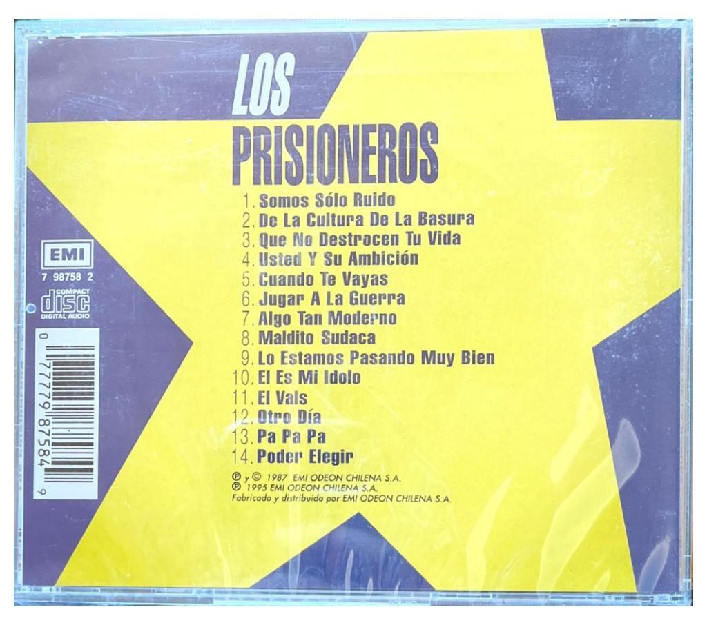 LOS PRISIONEROS - LA CULTURA DE LA BASURA | CD