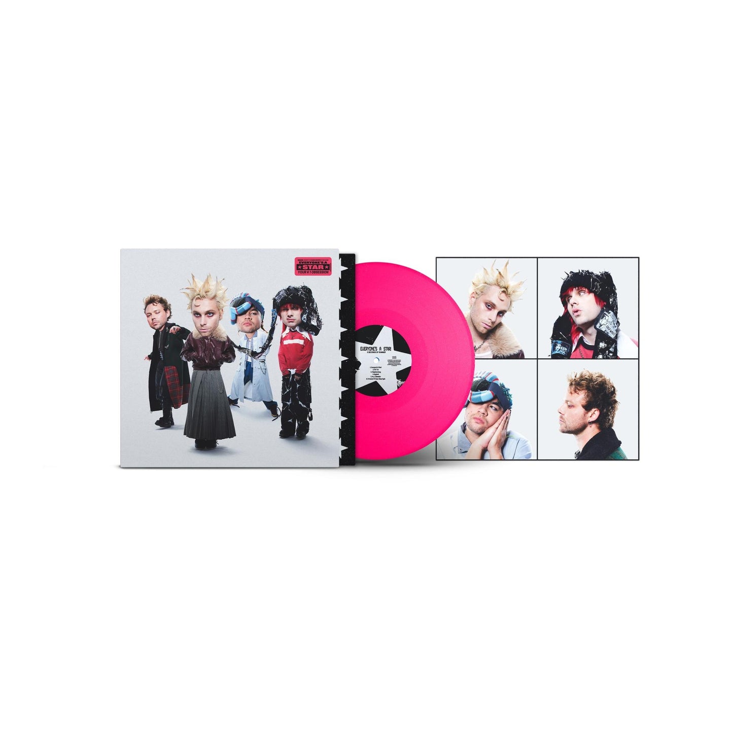 5 SECONDS OF SUMMER - EVERYONE'S A STAR (PINK/GLITTER VINYL) | VINILO