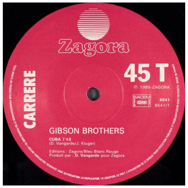 GIBSON BROTHERS - CUBA | 12" MAXI SINGLE USADO