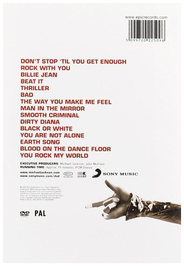 MICHAEL JACKSON - NUMBER ONES | DVD