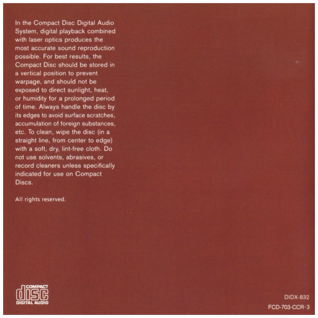 CREEDENCE CLEARWATER REVIVAL - CHRONICLE: 20 GREATEST HITS VOL. 2" | CD