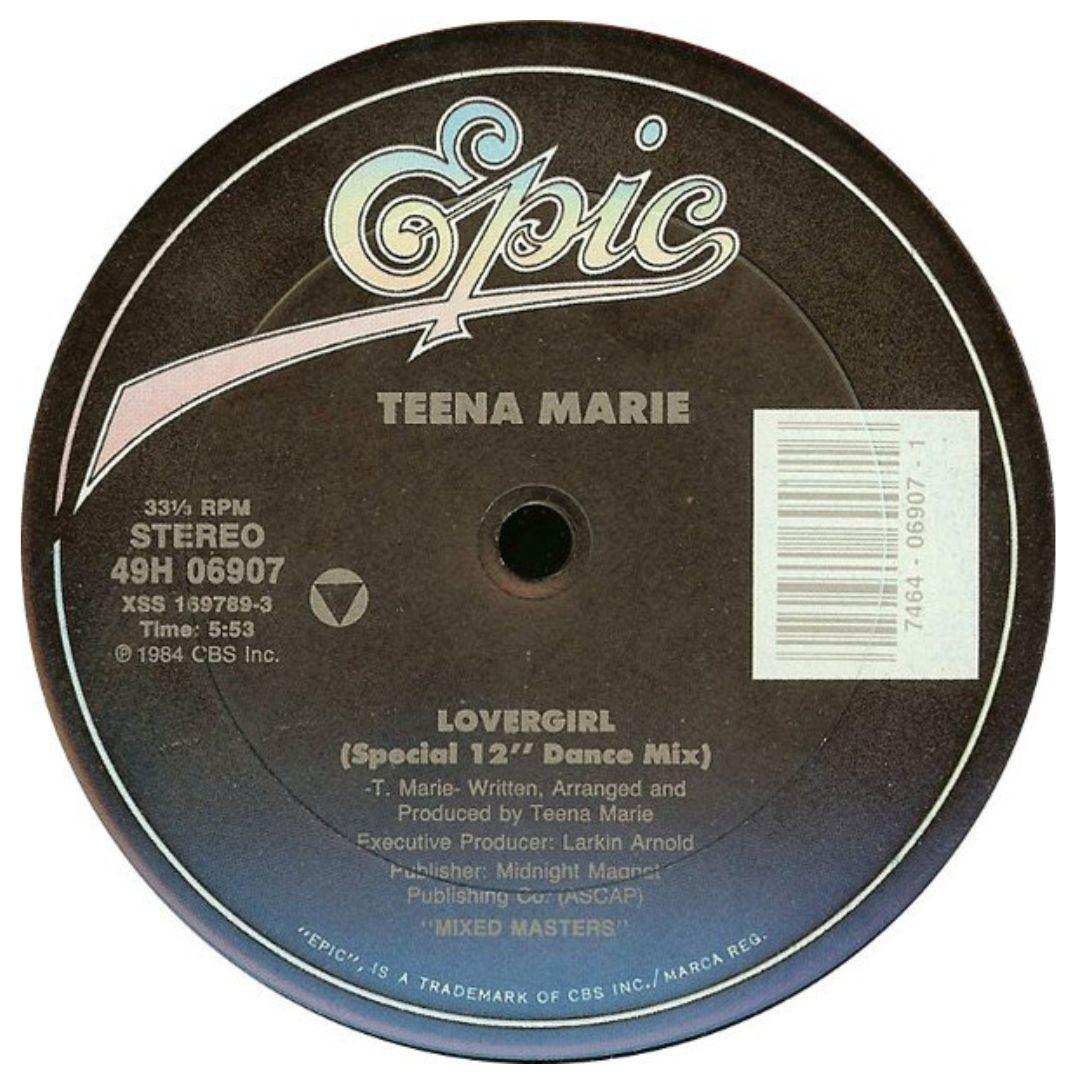 TEENA MARIE - LOVERGIRL | 12" MAXI SINGLE VINILO