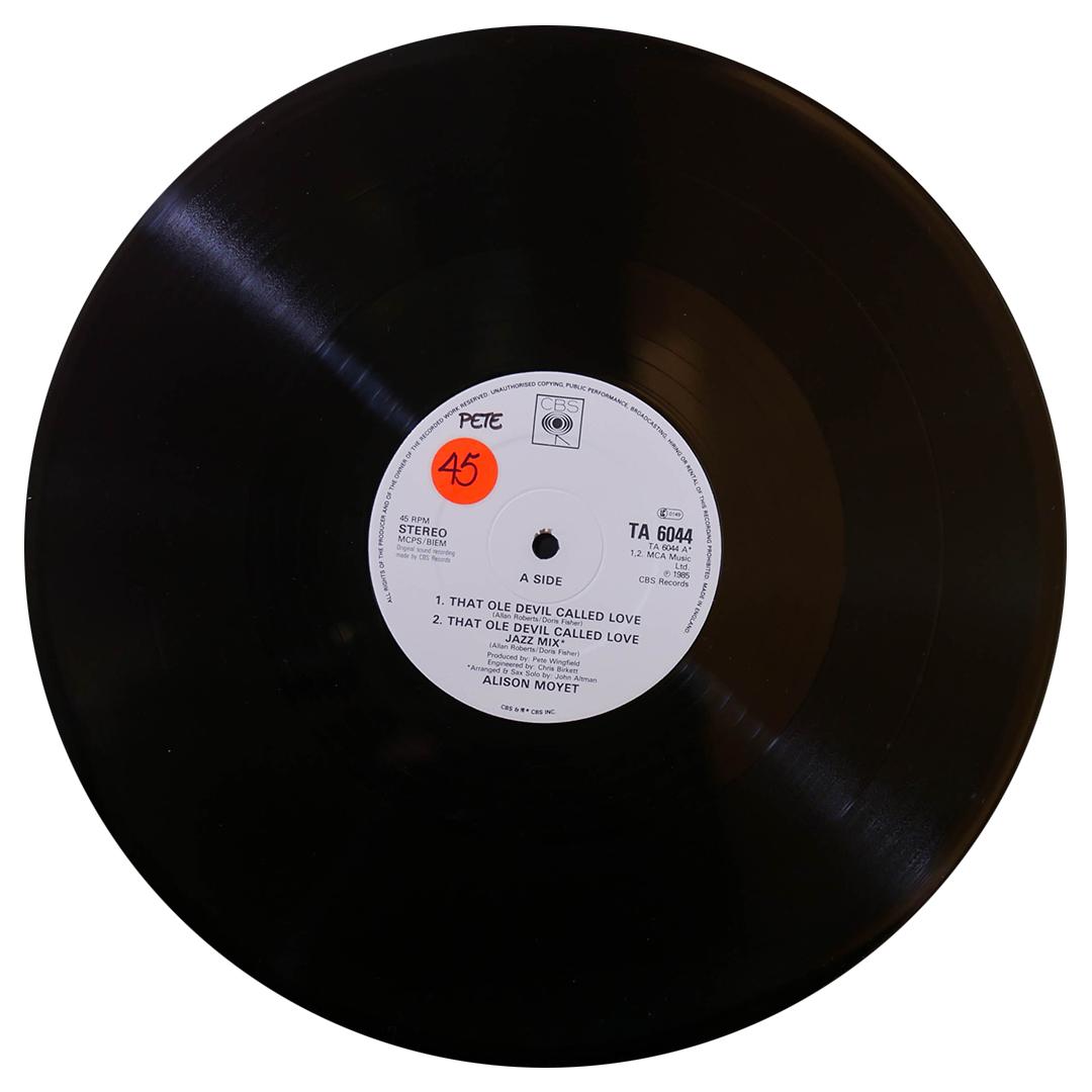 ALISON MOYET - THAT OLE DEVIL CALLED LOVE (LP VERSION + JAZZ VERSION) | 12 MAXI SINGLE USADO