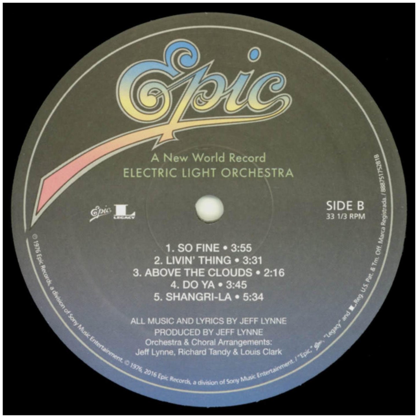 ELECTRIC LIGHT ORCHESTRA - A NEW WORLD RECORD | VINILO