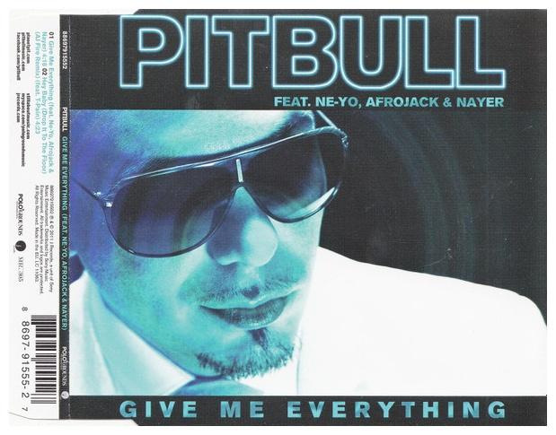 PITBULL Feat. NE-YO, AFROJACK & NAYER - GIME ME EVERYTHING | CD SINGLE USADO