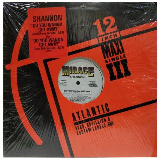 SHANNON - DO YOU WANNA GET AWAY | 12" MAXI SINGLE USADO