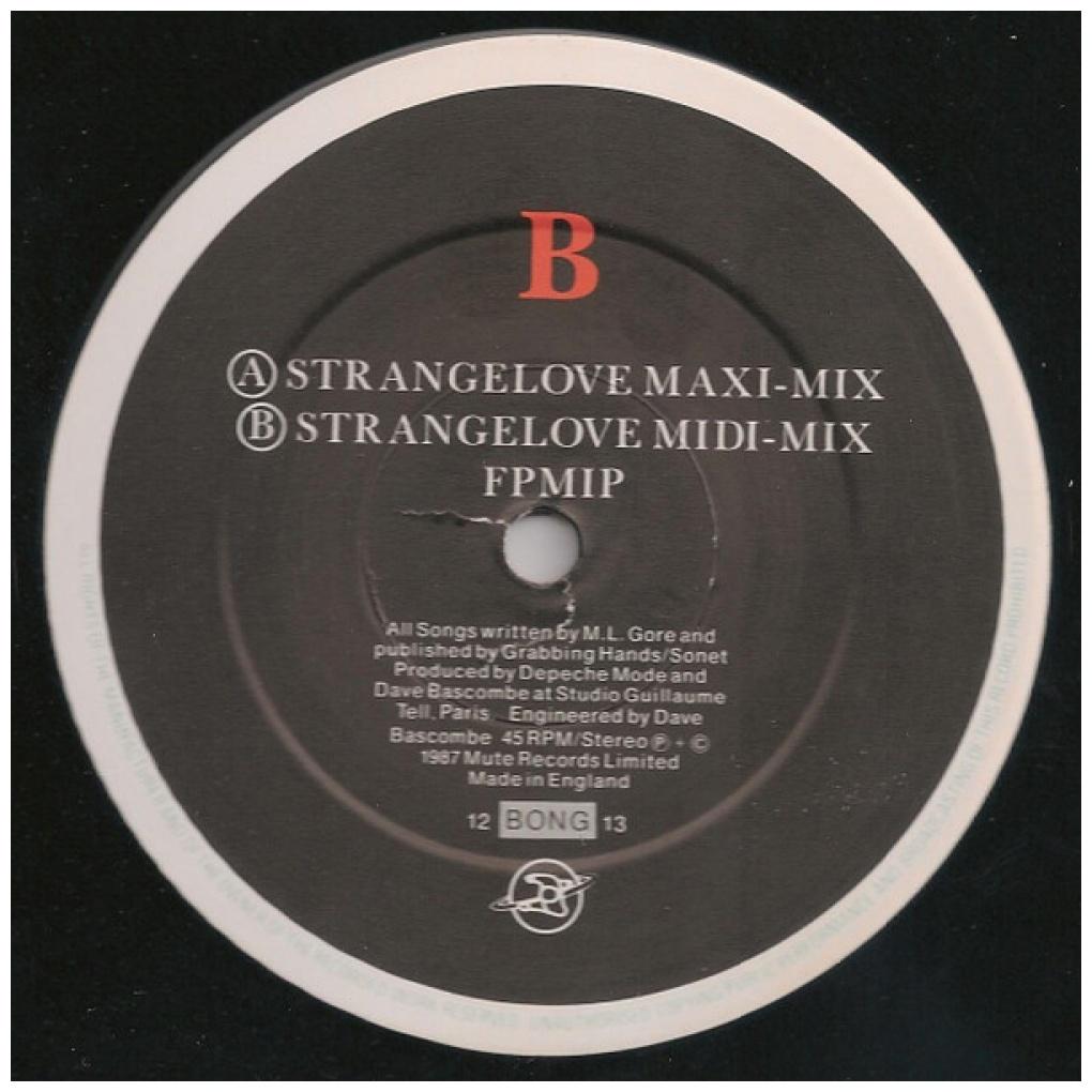 DEPECHE MODE - STRANGE LOVE | 12'' MAXI SINGLE USADO