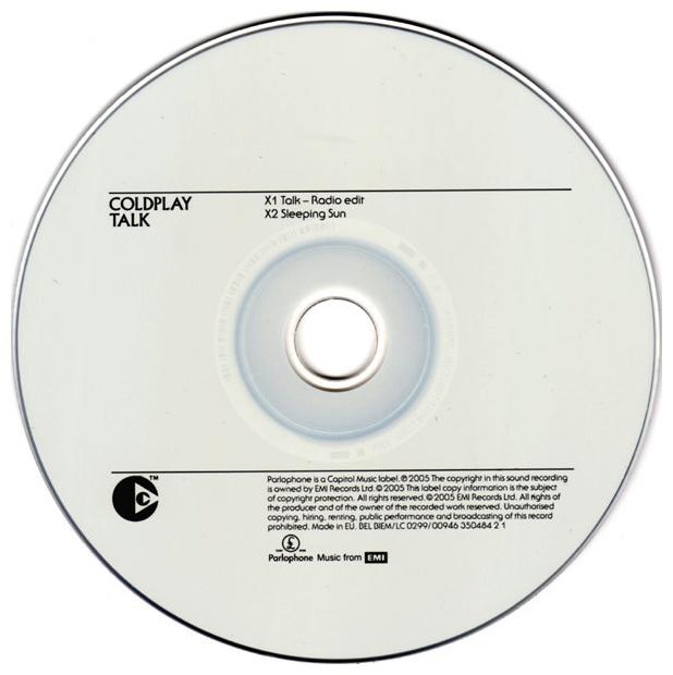 COLDPLAY - TALK | CD SINGLE USADO