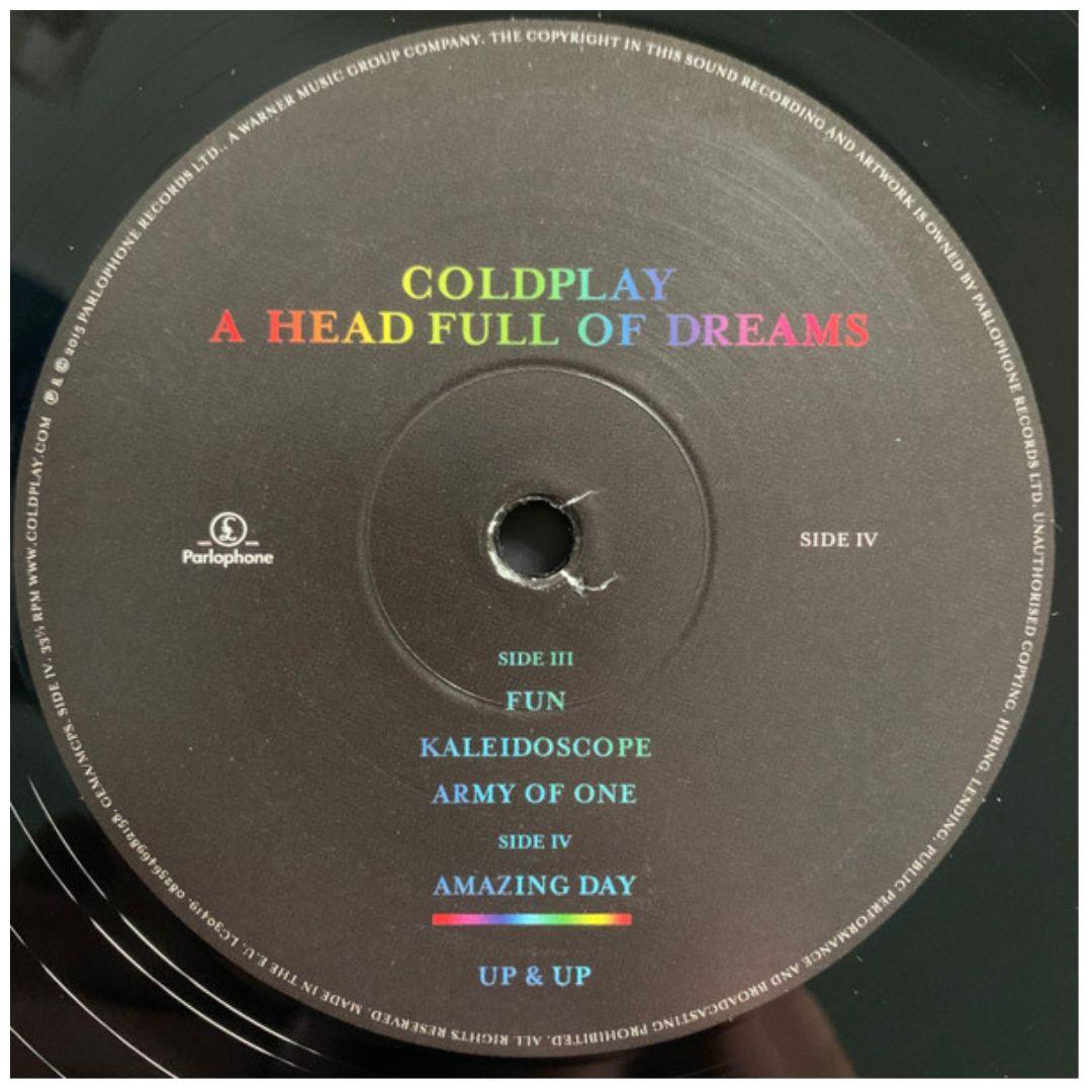 COLDPLAY - A HEAD FULL OF DREAMS (2LP) | VINILO