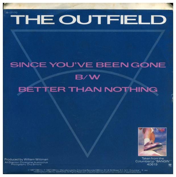 OUTFIELD - SINCE YOU VE BEEN GONE | 7" SINGLE VINILO USADO