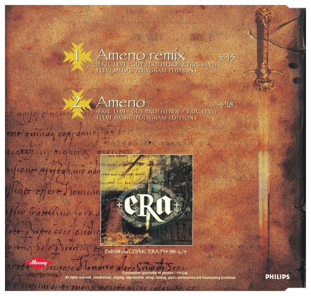 ERA - AMENO | CD SINGLE USADO
