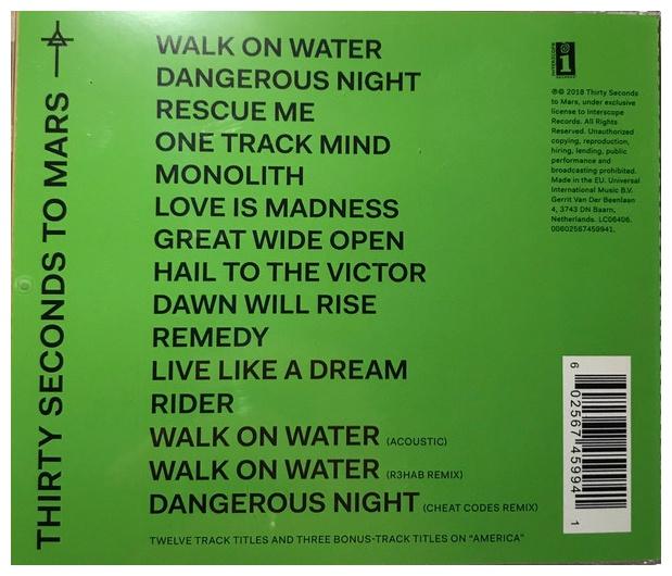 30 SECONDS TO MARS - AMERICA | CD
