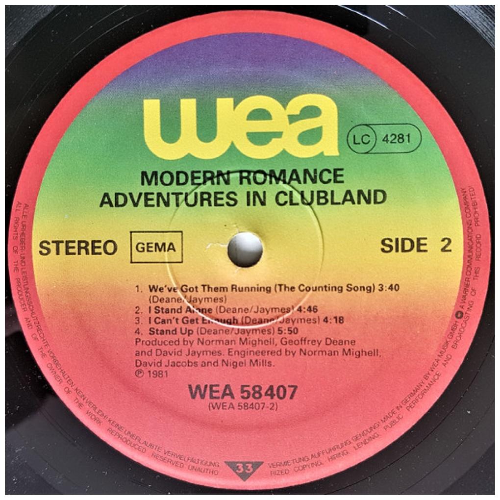 MODERN ROMANCE - ADVENTURES IN A CLUBLAND | VINILO USADO