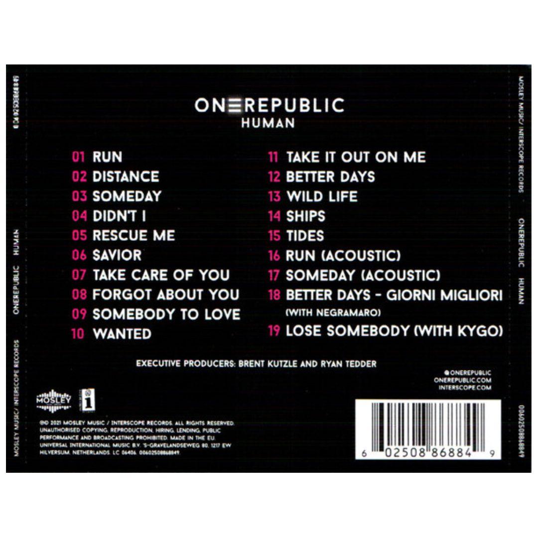 ONE REPUBLIC - HUMAN (DE LUXE)| CD