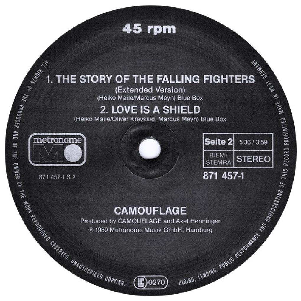 CAMOUFLAGE - LOVE IS A SHIELD | 12'' MAXI SINGLE USADO