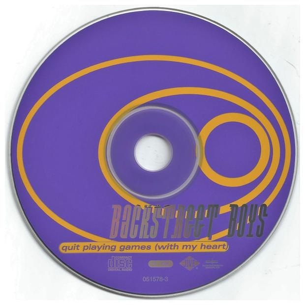 BACKSTREET BOYS - QUIT PLAYING GAMES (WITH MY HEART) | CD SINGLE USADO