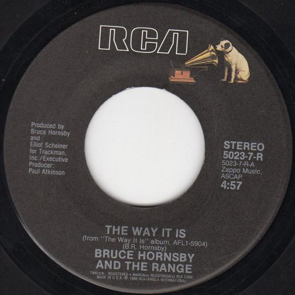 BRUCE HORNSBY AND THE RANGE - THE WAY IT IS | 7" SINGLE VINILO USADO