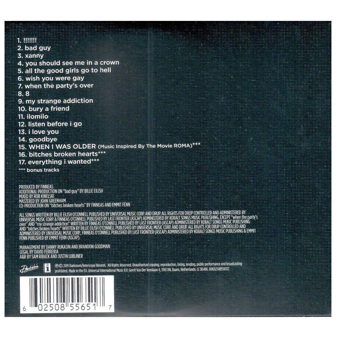 BILLIE EILISH - WHEN WE ALL FALL ASLEEP | CD
