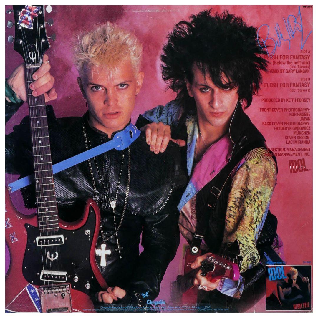 BILLY IDOL - FLESH FOR FANTASY | 12" MAXI SINGLE USADO