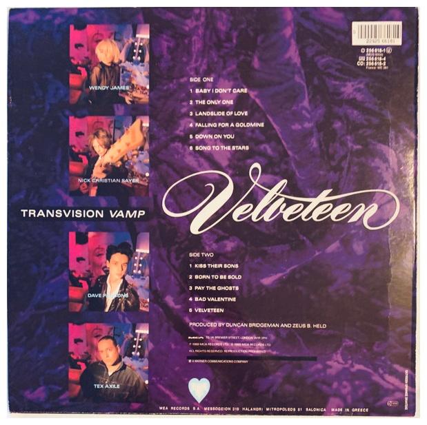 TRANSVISION VAMP - VELVETEEN | VINILO USADO