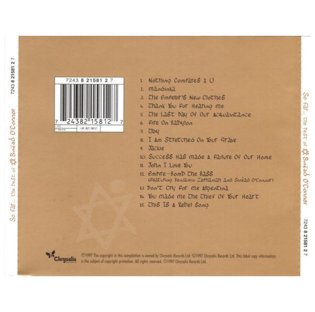 SINEAD O CONNOR - SO FAR...THE BEST Of | CD