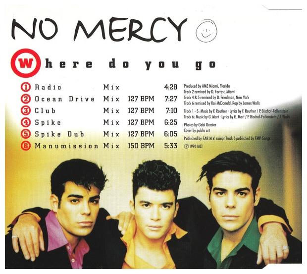 NO MERCY - WHERE DO YOU GO | CD SINGLE USADO