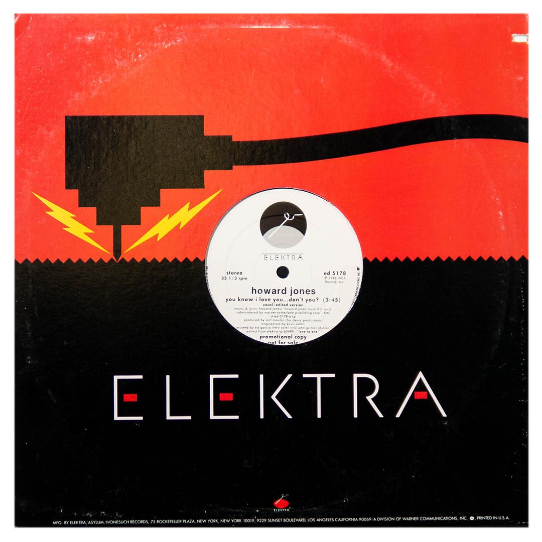 HOWARD JONES - YOU KNOW I LOVE YOU...DONT YOU (LP VERSION) | 12 MAXI SINGLE USADO
