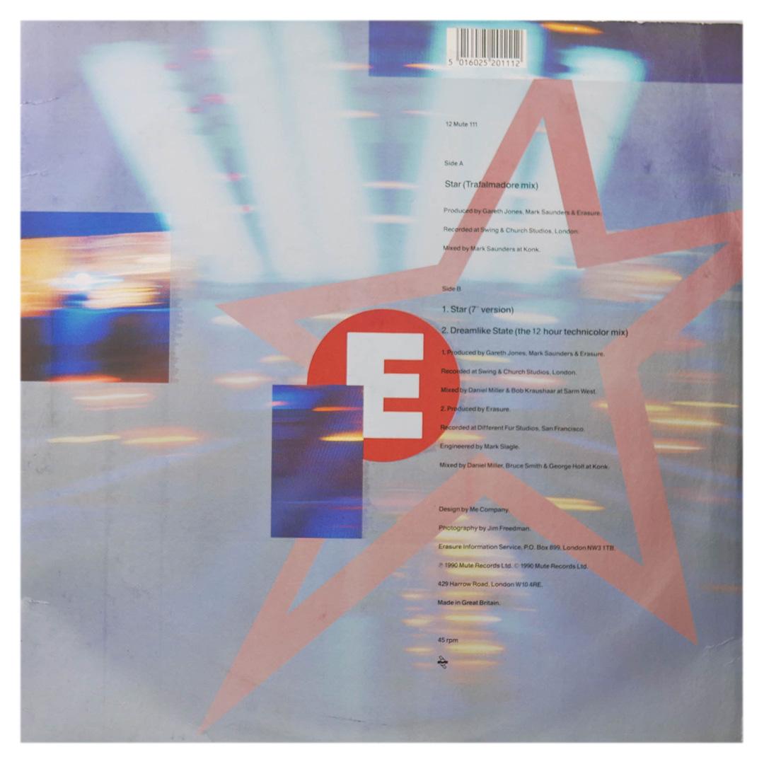 ERASURE - STAR | 12" MAXI SINGLE USADO