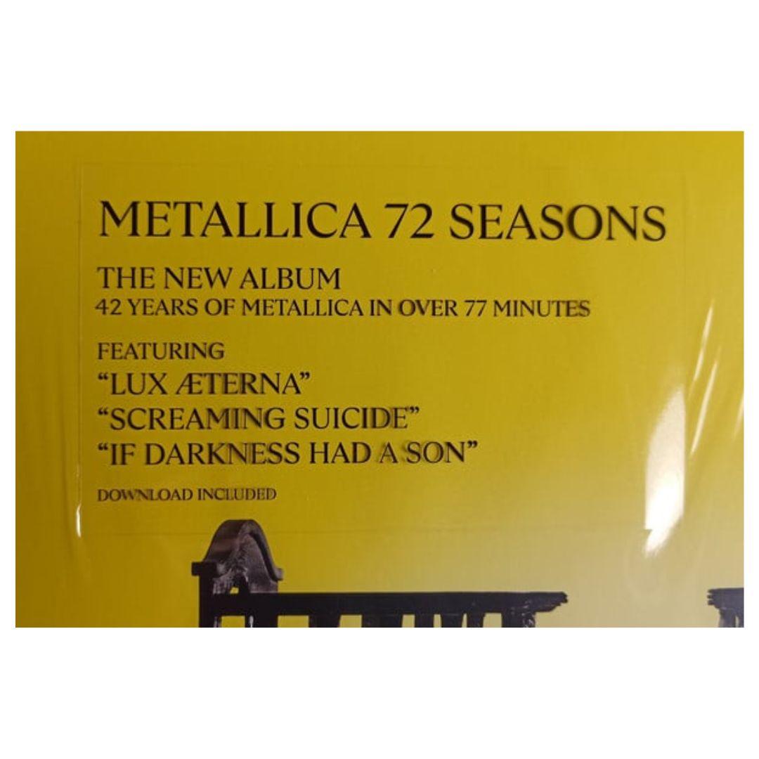 METALLICA - 72 SEASONS (2LP) (POSTER) | VINILO