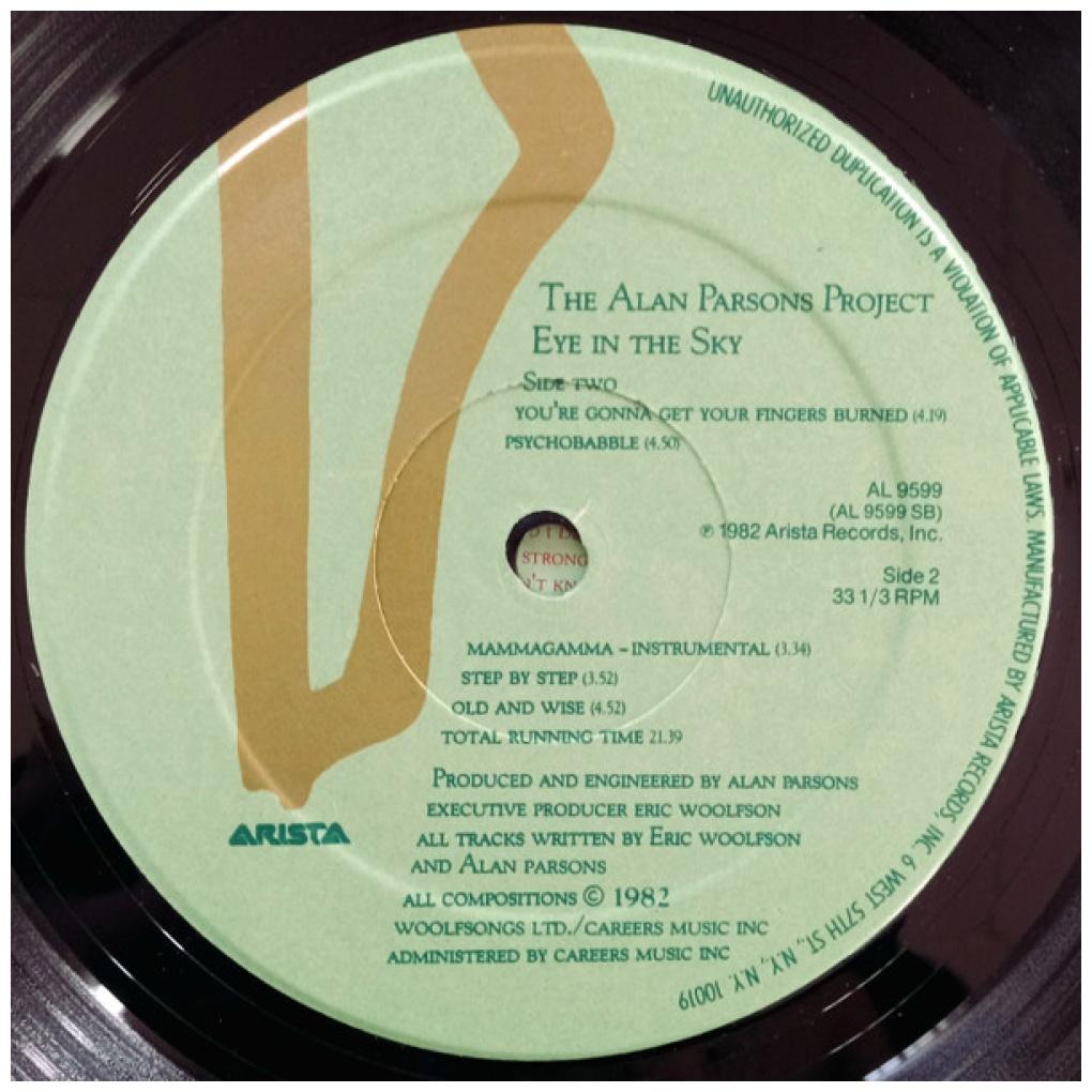 ALAN PARSONS PROJECT - EYE IN THE SKY (PROMO COPY) | VINILO USADO