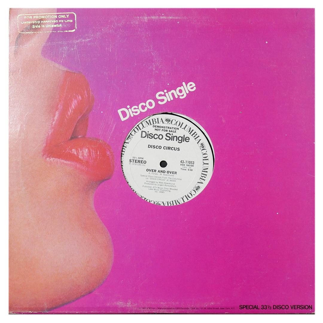 DISCO CIRCUS - OVER AND OVER | 12 MAXI SINGLE USADO