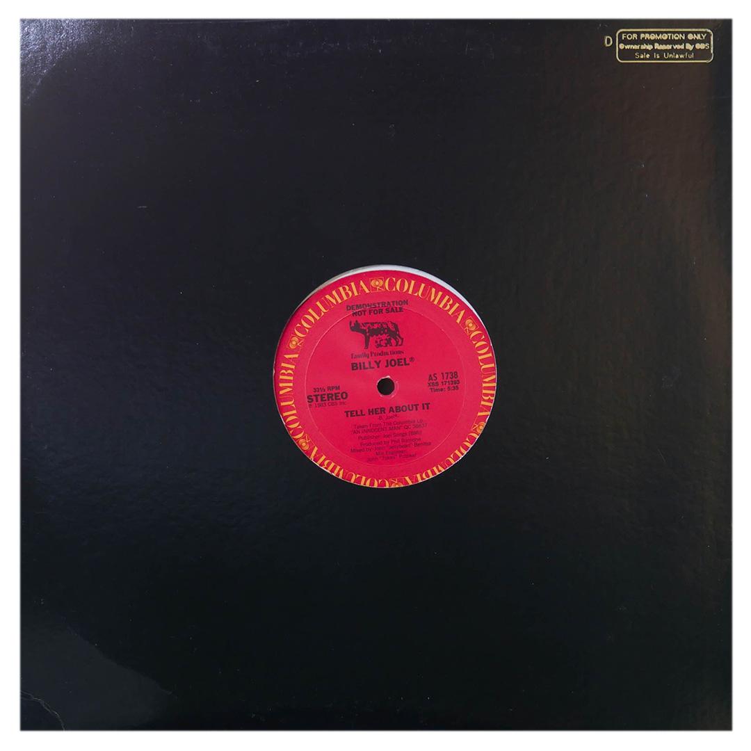 BILLY JOEL - TELL HER ABOUT IT (PROMO) | 12" MAXI SINGLE USADO