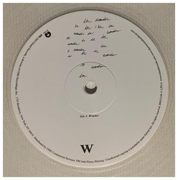 SHAWN MENDES - WONDER (WHITE TRANSPARENT) | 12 MAXI SINGLE USADO