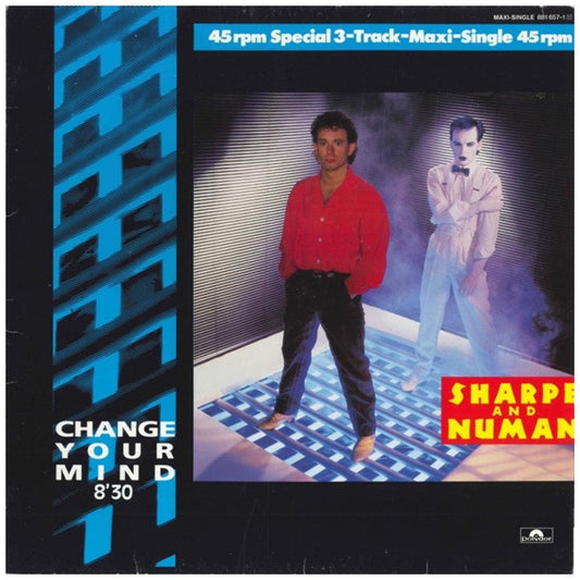 SHARPE AND NUMAN - CHANGE YOUR MIND | 12" MAXI SINGLE VINILO USADO