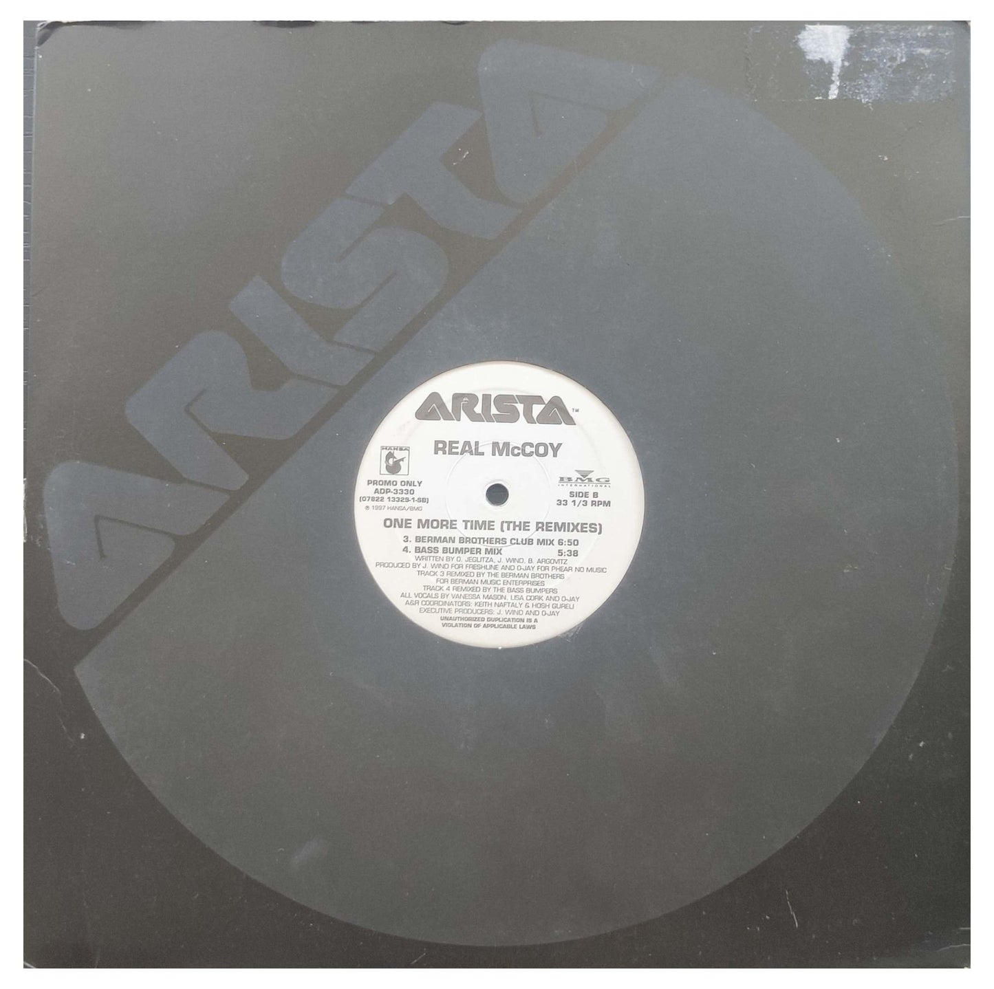 REAL MCCOY - ONE MORE TIME (THE REMIXES) | 12" MAXI SINGLE USADO