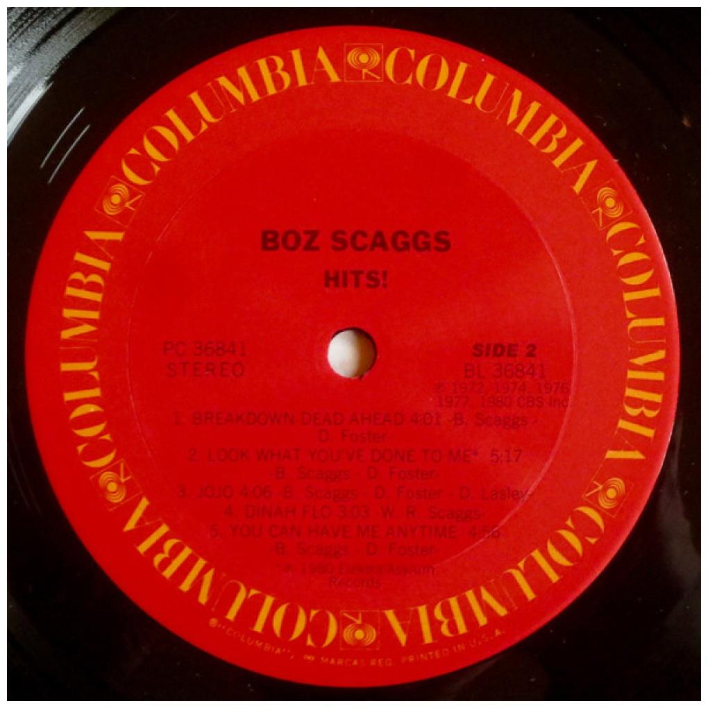 BOZ SCAGGS - HITS! | VINILO USADO