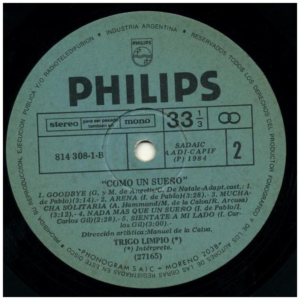 TRIGO LIMPIO - COMO UN SUEÑO | VINILO USADO