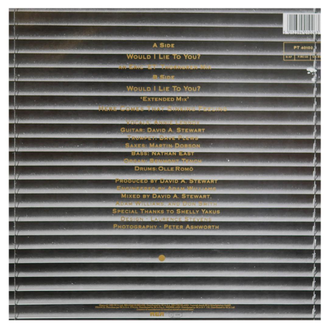 EURYTHMICS - WOULD I LIKE TO YOU | 12" MAXI SINGLE USADO
