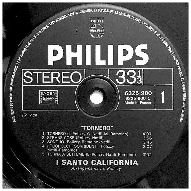 I SANTO CALIFORNIA - TORNERO | VINILO USADO