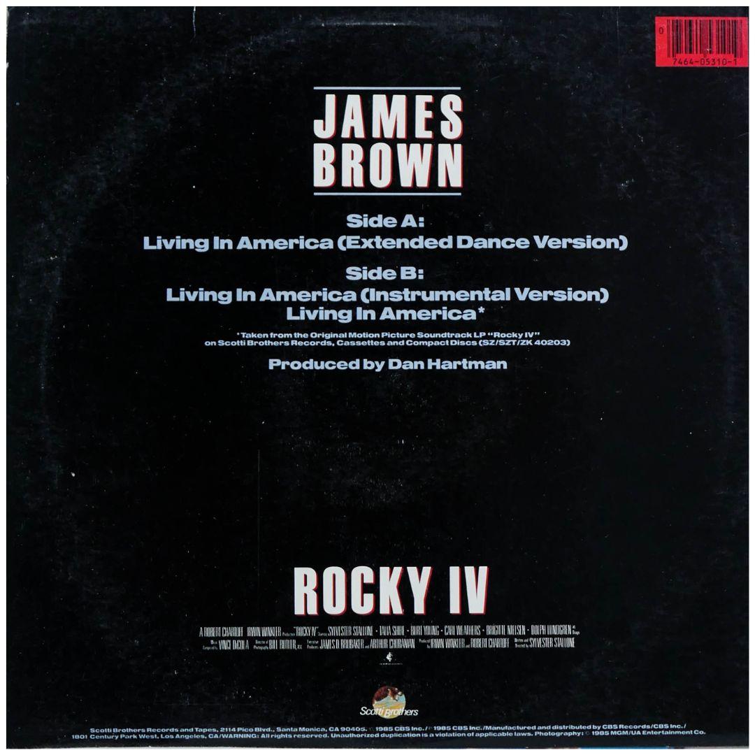JAMES BROWN - LIVING IN AMERICA | 12" MAXI SINGLE USADO