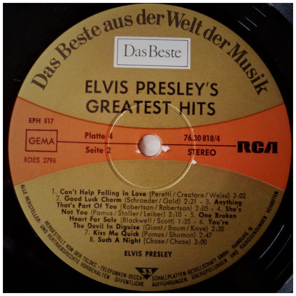 ELVIS PRESLEY - GREATEST HITS (6LP) | VINILO USADO