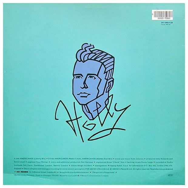 HOLLY JOHNSON - AMERICANOS | 12" MAXI SINGLE USADO